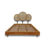 Bulan Teak Rattan Bed Frame - Natural - Image 2