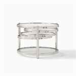 Ven Swivel Coffee Table - Chrome Finish - Image 3