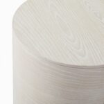 Nara Volume Side Table - Whitewash Finish - Image 2