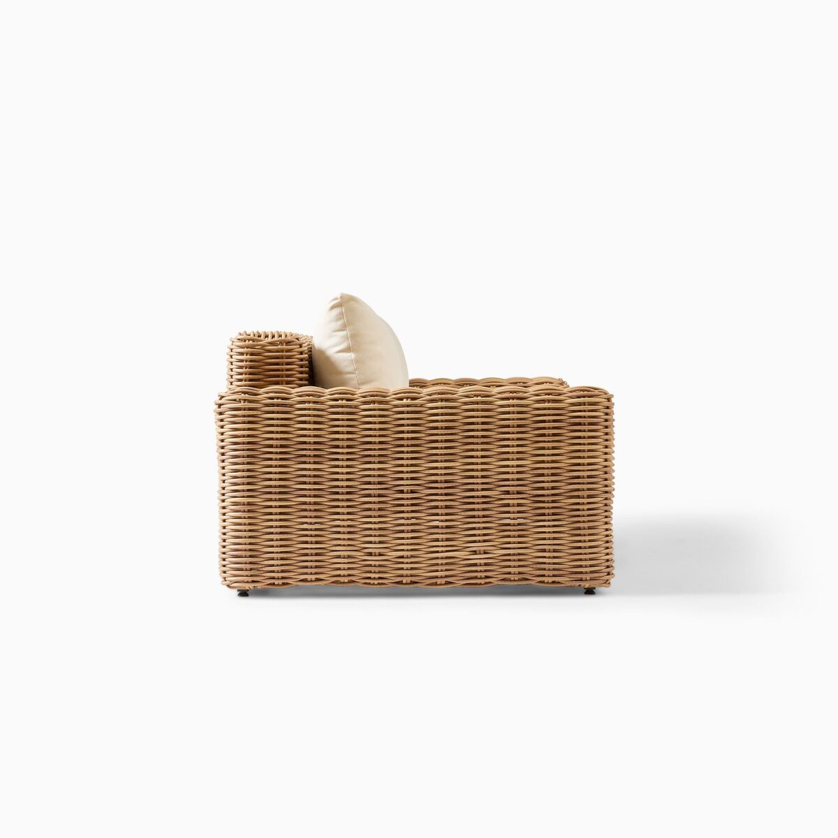 Aruna Rattan Outdoor Sofa - Natural Finish - Image 4