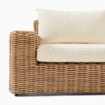 Aruna Rattan Outdoor Sofa - Natural Finish - Image 5