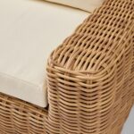 Aruna Rattan Outdoor Sofa - Natural Finish - Image 6