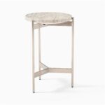 Wiley Drink Table - Silver Finish