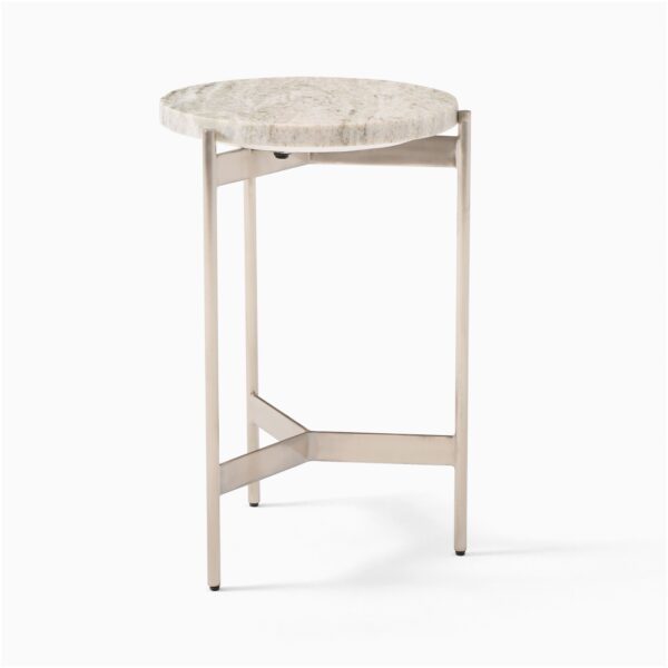 Wiley Drink Table - Silver Finish