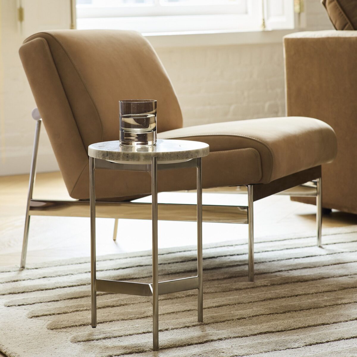 Wiley Drink Table - Silver Finish - Image 7