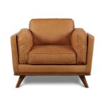 Zander Leather Lounge Chair - Image 2