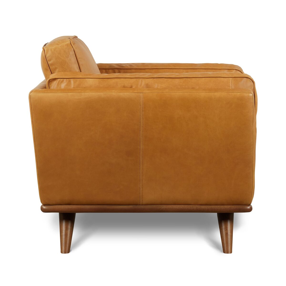 Zander Leather Lounge Chair - Image 3
