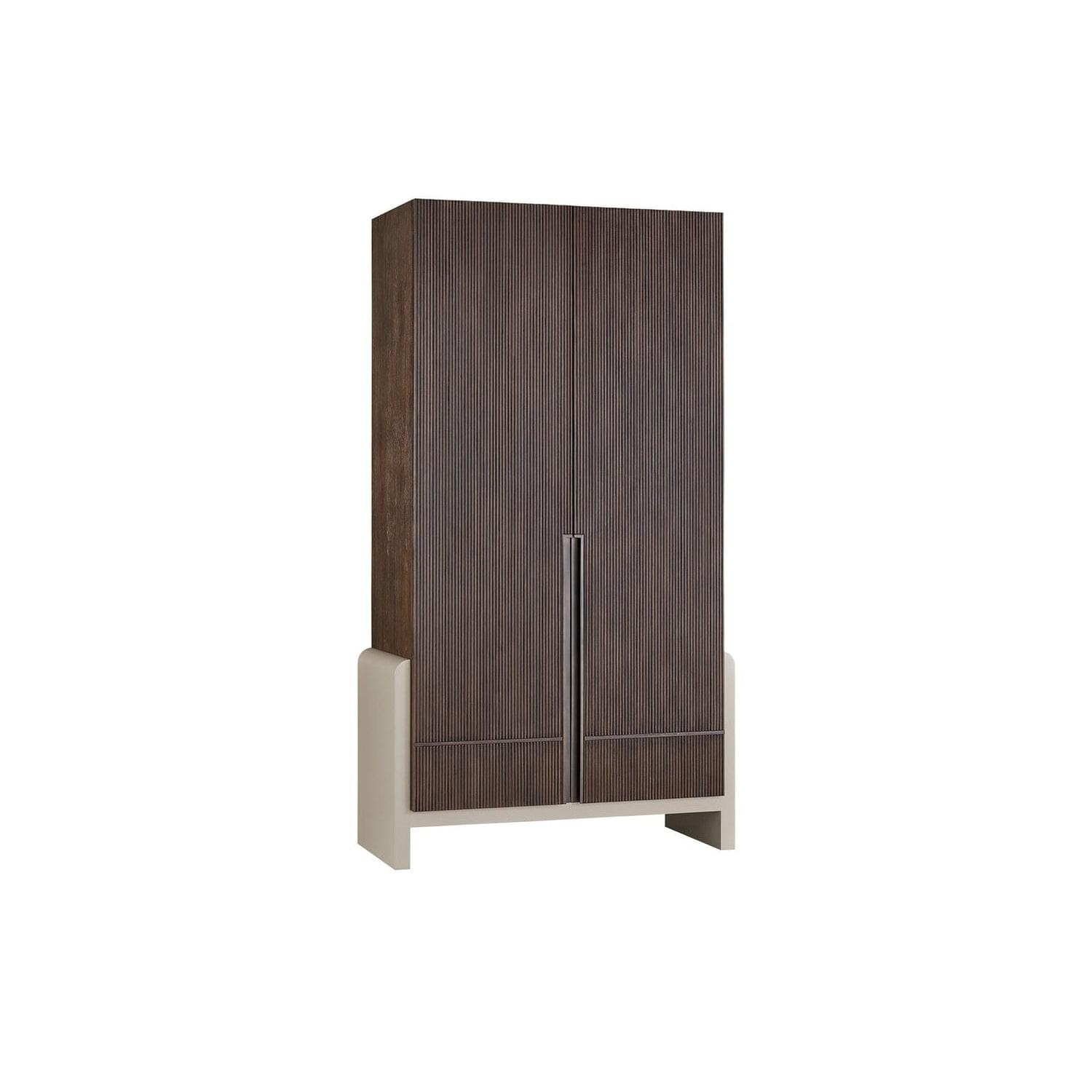 Kirana Teak Double Door Wardrobe - Walnut