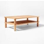 Candra Teak Coffee Table - Natural Finish