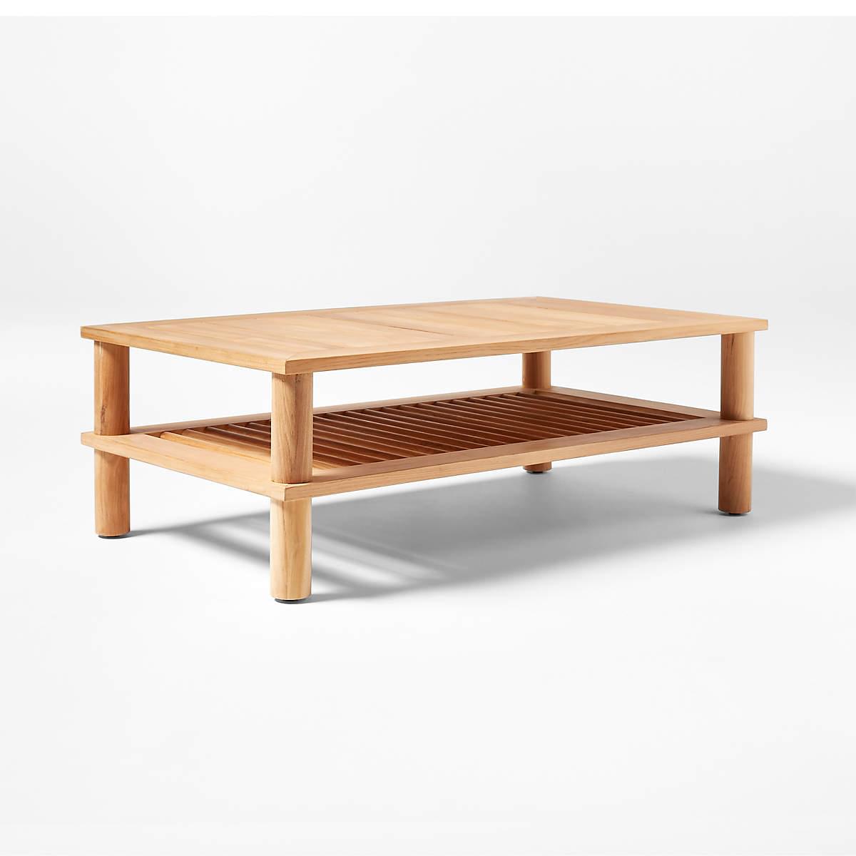 Candra Teak Coffee Table - Natural Finish