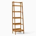 Arjuna Teak Ladder Bookshelf - Natural Finish