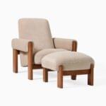 Nila Chair & Ottoman Set